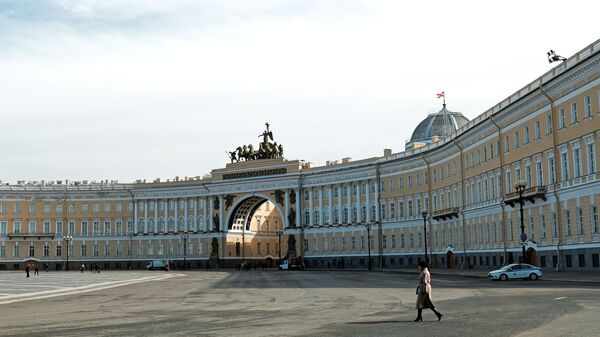 圣彼得堡。冬宫广场 - 俄罗斯卫星通讯社