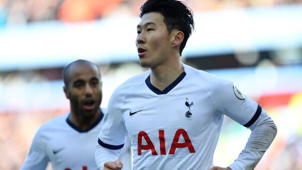 Tottenham Hotspur's South Korean striker Son Heung-Min - 俄罗斯卫星通讯社