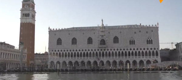 意大利威尼斯河道疫情期空空荡荡  - 俄罗斯卫星通讯社