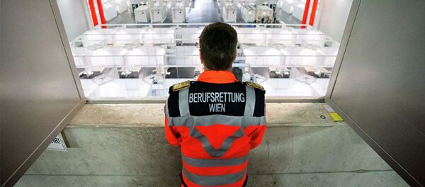 Специально построенная больница скорой помощи для пациентов, инфицированных коронавирусом в Вене Специально построенная больница скорой помощи для пациентов, инфицированных коронавирусом в Вене - 俄罗斯卫星通讯社