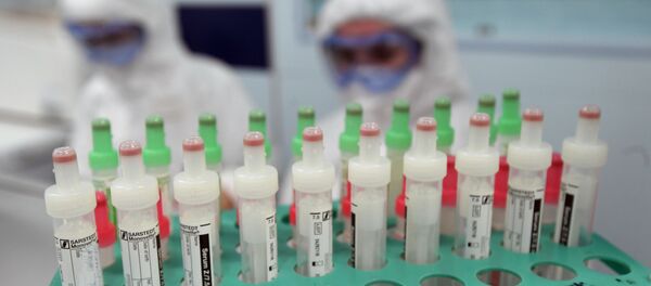 Пробирки с биоматериалом в больнице № 15 им. Филатова - 俄罗斯卫星通讯社