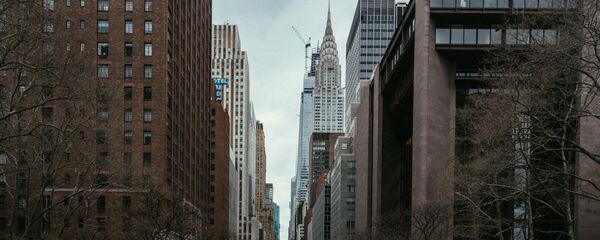 Опустевшая улица в центре Нью-Йорка во время режима ЧС Опустевшая улица в центре Нью-Йорка во время режима ЧС - 俄羅斯衛星通訊社