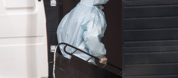 Ситуация у больницы в Коммунарке  - 俄罗斯卫星通讯社