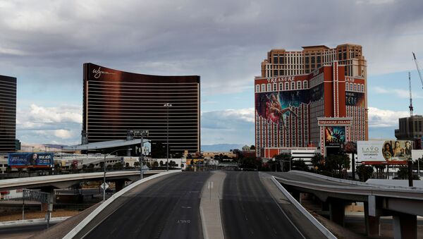 Опустевший Лас-Вегас, США - 俄羅斯衛星通訊社