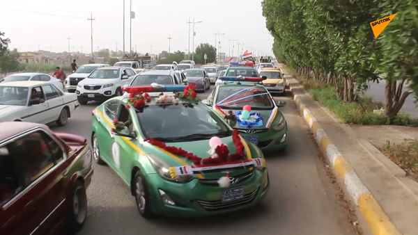 Полиция Ирака организовала сопровождение свадьбы в карантин - 俄羅斯衛星通訊社