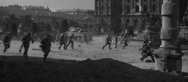 Советские войска ведут бой за освобождение Вены от немецких захватчиков - 俄罗斯卫星通讯社