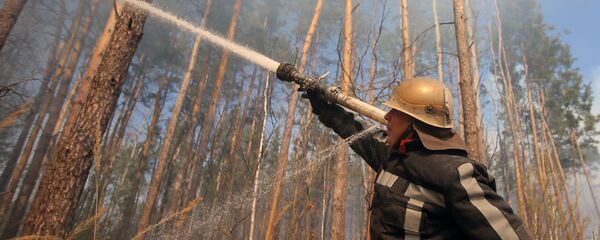 乌克兰切尔诺贝利禁区火灾蔓延至普里皮亚季 - 俄罗斯卫星通讯社