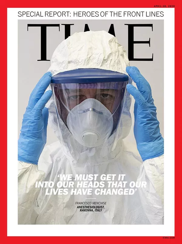 疫情中的人:美《時代雜誌》封面上刊登意大利麻醉醫生的照片 疫情中的人:美《時代雜誌》封面上刊登意大利麻醉醫生的照片 - 俄羅斯衛星通訊社