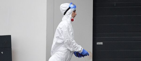 Медик у карантинного центра по коронавирусу в Коммунарке - 俄罗斯卫星通讯社