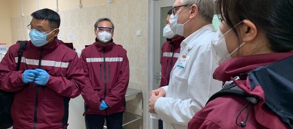 Китайские специалисты по борьбе с коронавирусом в Москве - 俄羅斯衛星通訊社
