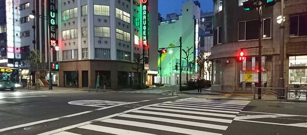 Центр Токио после введения режима ЧС - 俄罗斯卫星通讯社