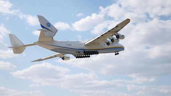 一架載有醫療物資的安-225飛機從中國抵達烏克蘭 - 俄羅斯衛星通訊社