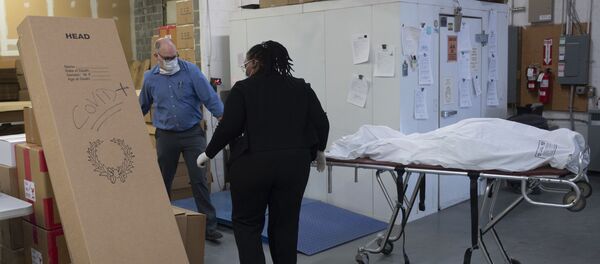 霍普金斯大学:美国24小时内新增超3300例新冠肺炎死亡病例 霍普金斯大学:美国24小时内新增超3300例新冠肺炎死亡病例 - 俄罗斯卫星通讯社