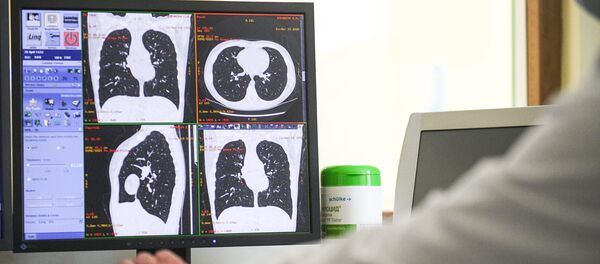 Кабинет компьютерной томографии в Центре инфекционных болезней ФГАУ НМИЦ здоровья детей в Москве.  - 俄罗斯卫星通讯社