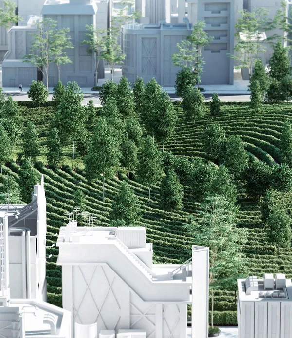 奧地利建築師設計可保持社交距離的公園 （圖片）