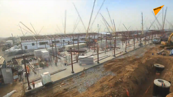 莫斯科新傳染病醫院建設延時攝影全紀錄 - 俄羅斯衛星通訊社