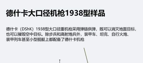 德什卡大口徑機槍1938型樣品 德什卡大口徑機槍1938型樣品 - 俄羅斯衛星通訊社