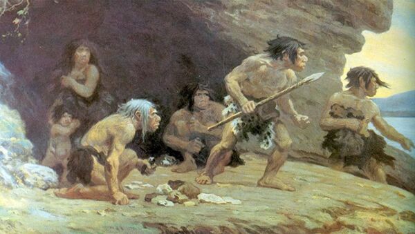 Неандертальцы во время охоты - 俄罗斯卫星通讯社