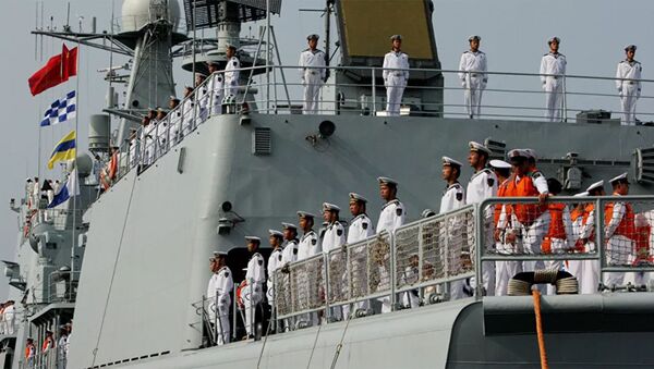 Военные моряки эсминца Шеньян.  ВМС Китая - 俄罗斯卫星通讯社