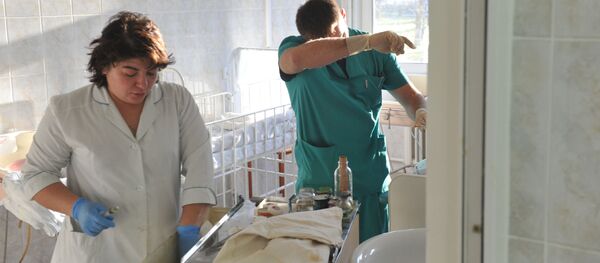 Медицинский персонал люберецкой больницы - 俄罗斯卫星通讯社