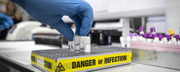 Тестирование коронавируса в лаборатории - 俄罗斯卫星通讯社