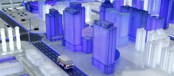 Макет умного города - 俄罗斯卫星通讯社