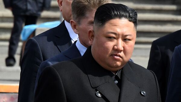 Председатель Госсовета Корейской Народно-Демократической Республики Ким Чен Ын - 俄羅斯衛星通訊社