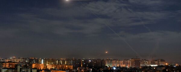 Средства противовоздушной обороны Сирии во время ударов Израиля по Дамаску - 俄罗斯卫星通讯社