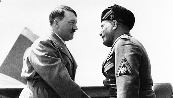 Адольф Гитлер и Бенито Муссолини. 1934 год - 俄罗斯卫星通讯社
