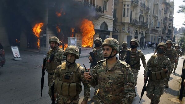 Lebanese army soldiers - 俄罗斯卫星通讯社