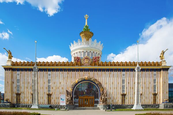 Павильон Земледелие на ВДНХ в Москве - 俄罗斯卫星通讯社