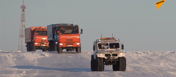 Беспилотные Камазы успешно прошли испытания в Арктике - 俄罗斯卫星通讯社