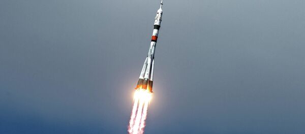 Старт ракеты-носителя Союз-2.1а с пилотируемым кораблем Союз МС-16 Старт ракеты-носителя Союз-2.1а с пилотируемым кораблем Союз МС-16 - 俄罗斯卫星通讯社