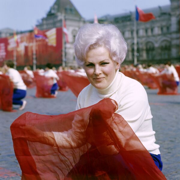 Парад физкультурников на Красной площади 1 мая, 1969 год - 俄罗斯卫星通讯社