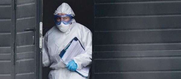 Медик карантинного центра в Коммунарке - 俄罗斯卫星通讯社