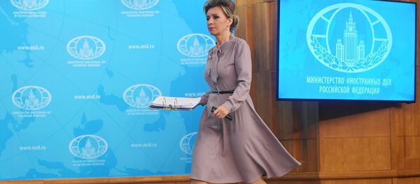 俄罗斯外交部发言人玛丽娅•扎哈罗娃 - 俄罗斯卫星通讯社