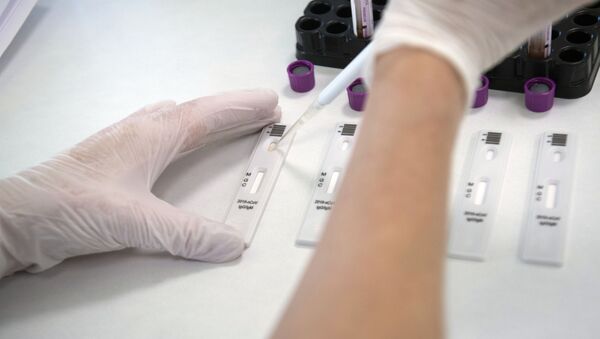 Экспресс-тестирование на коронавирус в лаборатории - 俄羅斯衛星通訊社