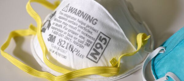 Защитные маски N95 в лаборатории в США Защитные маски N95 в лаборатории в США - 俄罗斯卫星通讯社