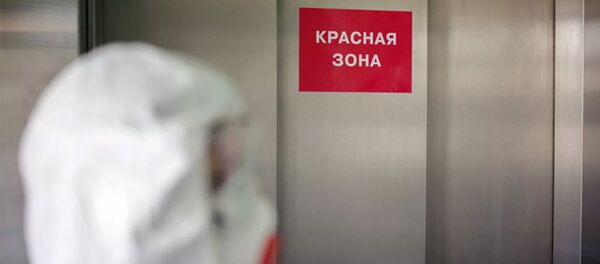 Красная зона в стационаре для больных с коронавирусной инфекцией Красная зона в стационаре для больных с коронавирусной инфекцией - 俄羅斯衛星通訊社