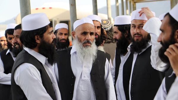 Талибы в тюрьме в Кабуле. Афганистан - 俄罗斯卫星通讯社