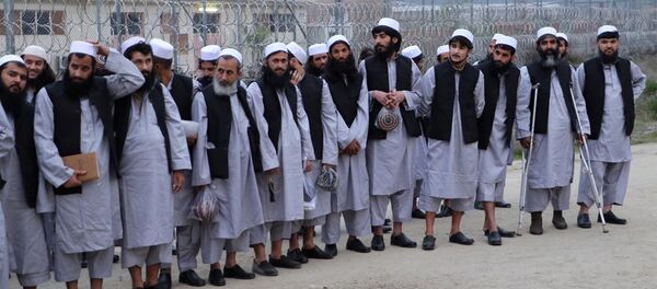 Талибы в тюрьме в Кабуле. Афганистан Талибы в тюрьме в Кабуле. Афганистан - 俄罗斯卫星通讯社