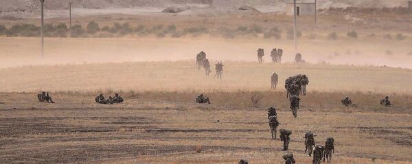  Oct. 15, 2019, Turkey's forces advance towards Manbij, Syria.  - 俄罗斯卫星通讯社