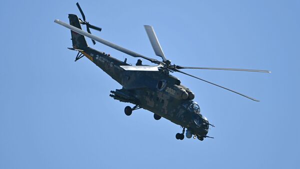  Российский транспортно-боевой вертолёт Ми-35М  - 俄羅斯衛星通訊社