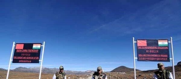 Tense face-off along the India-China border at Naku La sector, Sikkim. - 俄罗斯卫星通讯社