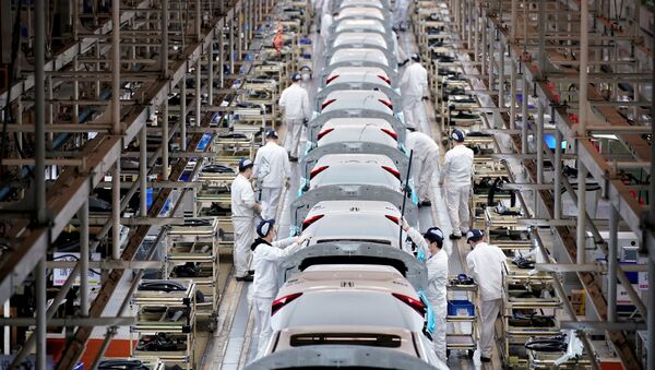 Производство автомобилей на заводе Dongfeng Honda в Ухани - 俄罗斯卫星通讯社
