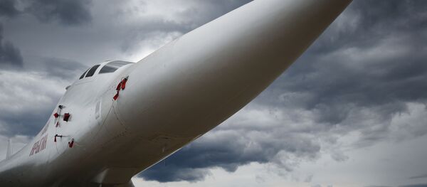 Сверхзвуковой стратегический бомбардировщик-ракетоносец Ту-160 - 俄罗斯卫星通讯社