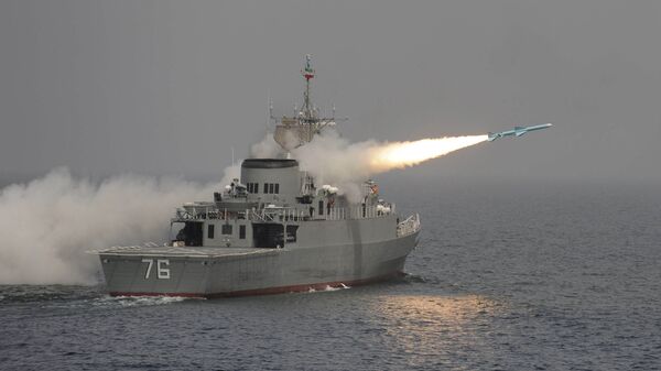 伊朗海軍“賈馬蘭”號護衛艦(Jamaran)（資料圖） - 俄羅斯衛星通訊社