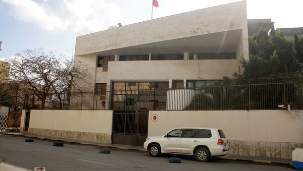 Посольство Турции в Триполи, Ливия  - 俄罗斯卫星通讯社