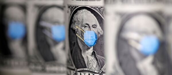 Джордж Вашингтон в защитной маске на купюре - 俄罗斯卫星通讯社