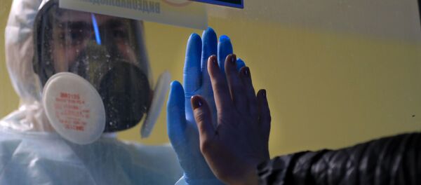 Медицинский работник в стационаре для больных COVID-19 в Тверской областной клинической больнице - 俄罗斯卫星通讯社